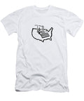 1 Outline of USA with Factory Csa Images T-Shirt