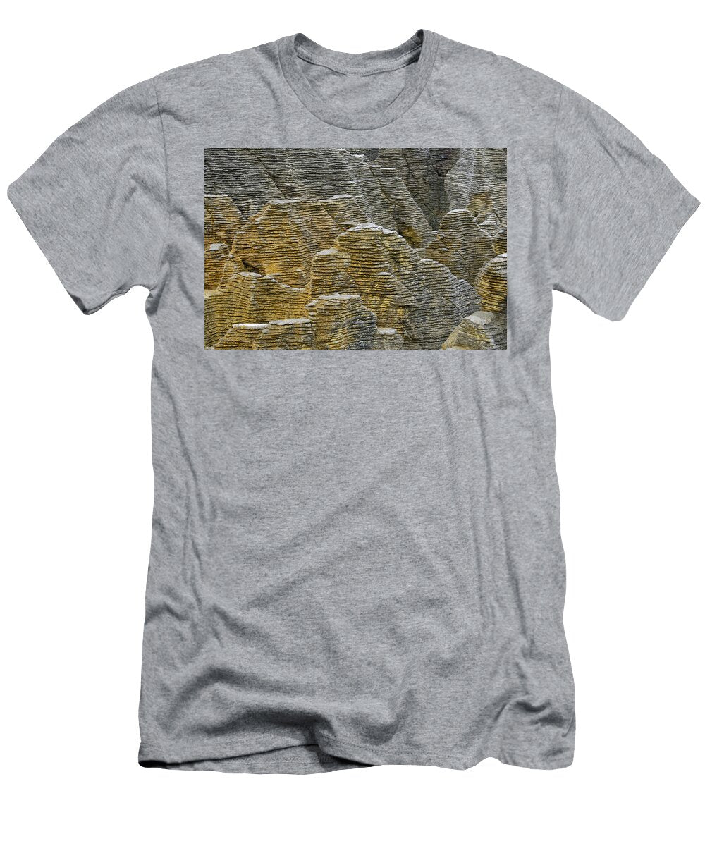 1 Pancake Rocks At Punakaiki New Zealand South Island Matthew Drinkall T-Shirt