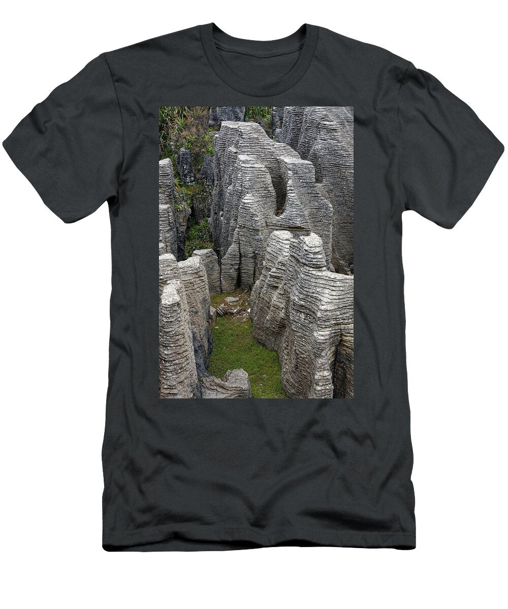 1 Pancake Rocks Sally Weigand T-Shirt