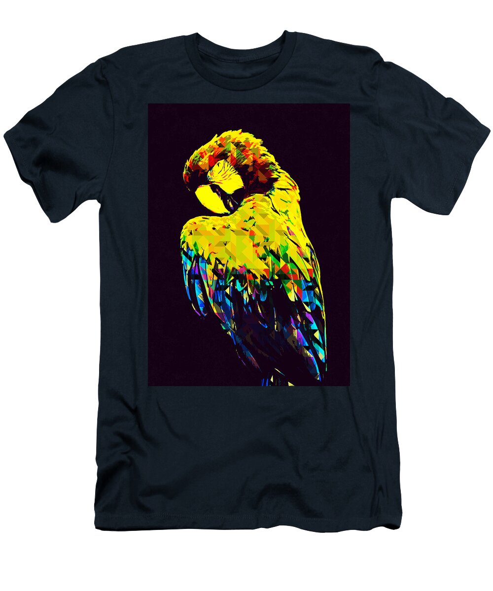 1 Parrot Print Active Artist T-Shirt