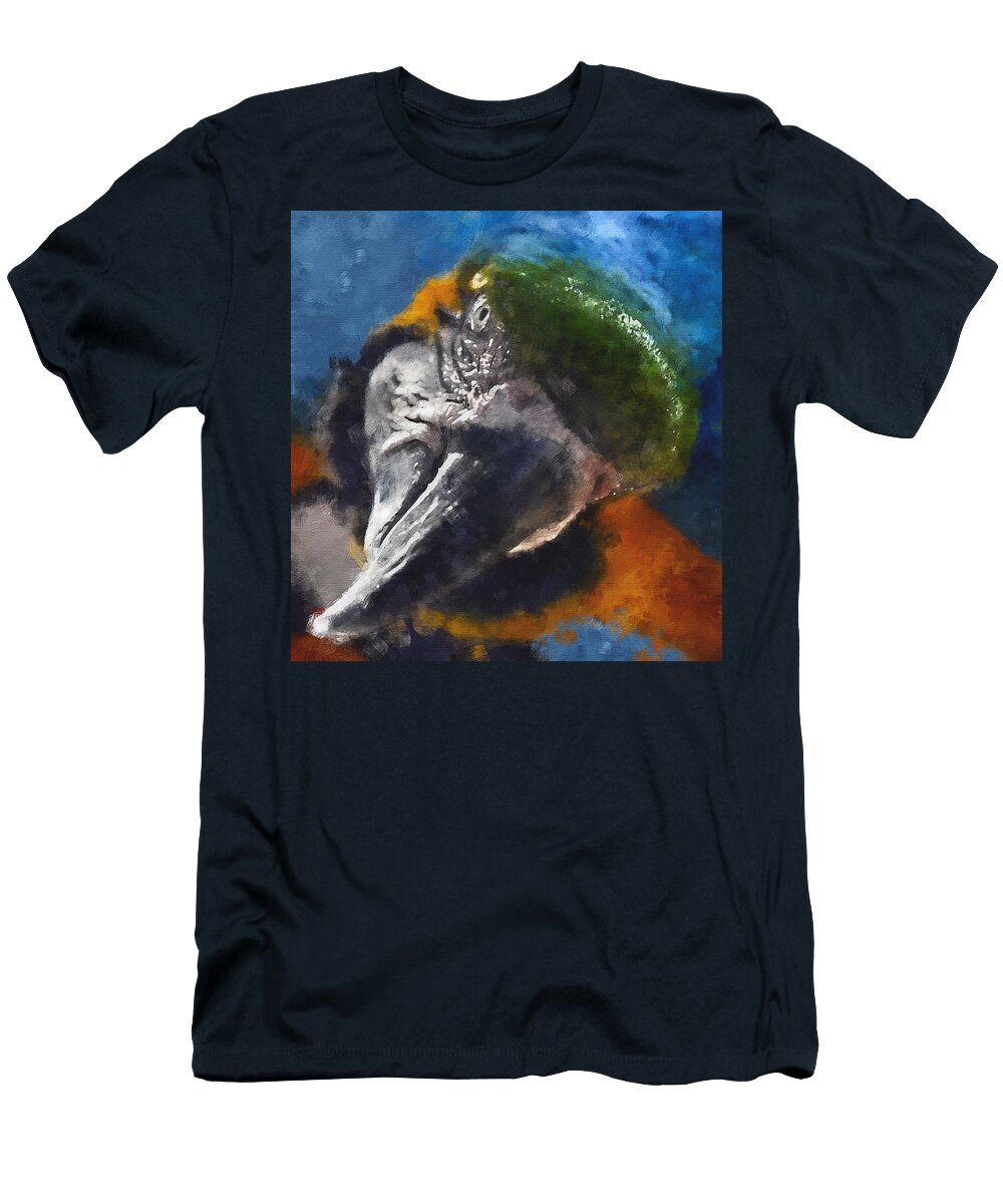 1 Parrot Print Elsayed Atta T-Shirt