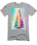 1 Pastel Christmas Tree Graphic Art Painting Painted with Oil Joanna Redesiuk T-Shirt