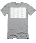 1 Pastel Green and White Diamond Shape Pattern Petite Pattern Minimal Graphic Designs T-Shirt