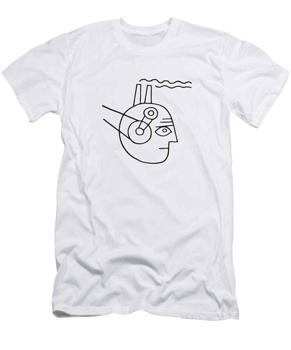 1 Person with Head Like a Factory Csa Images T-Shirt