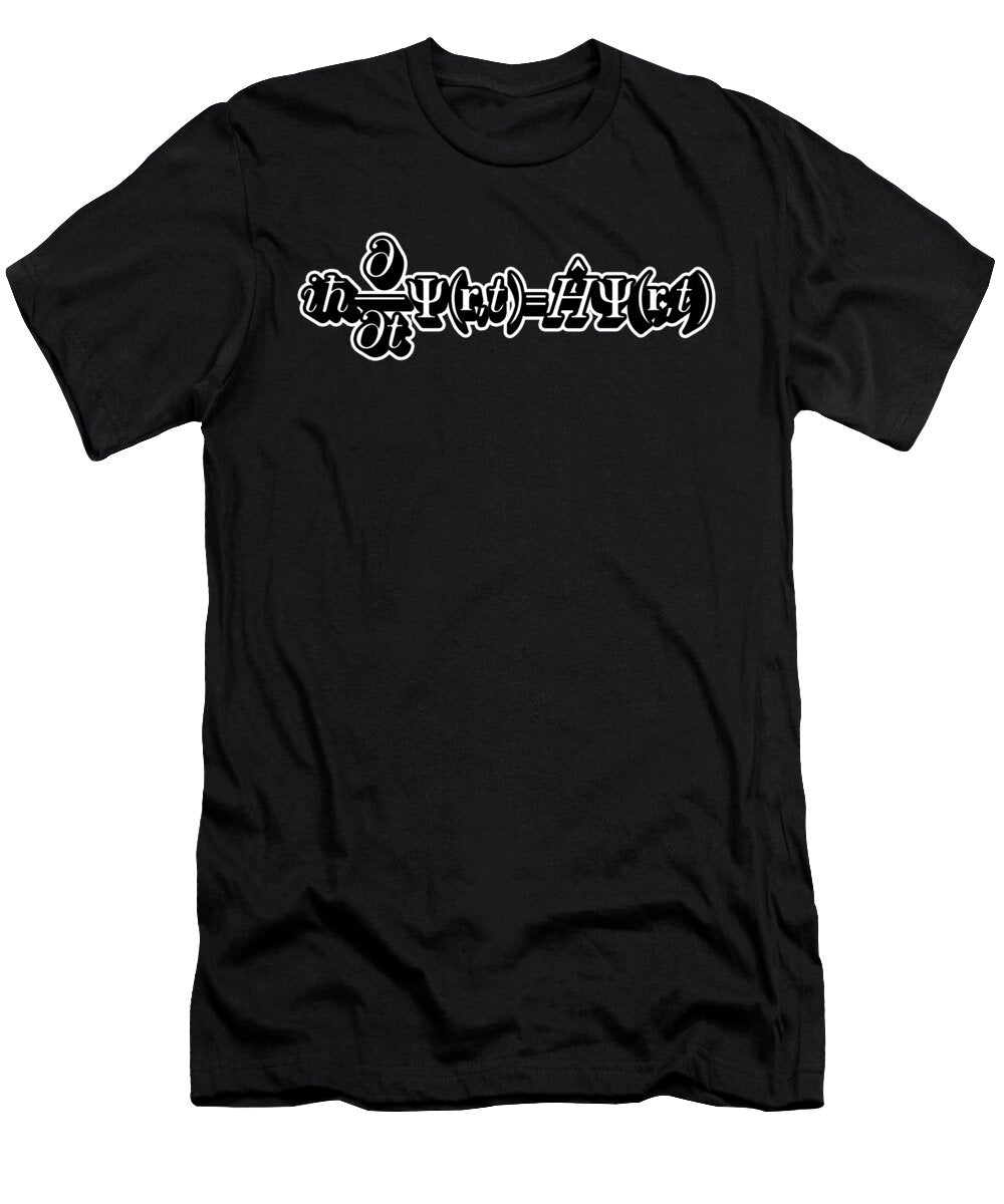 1 Physicist Equation Science Scientist Quantum Physics Crazy Squirrel T-Shirt