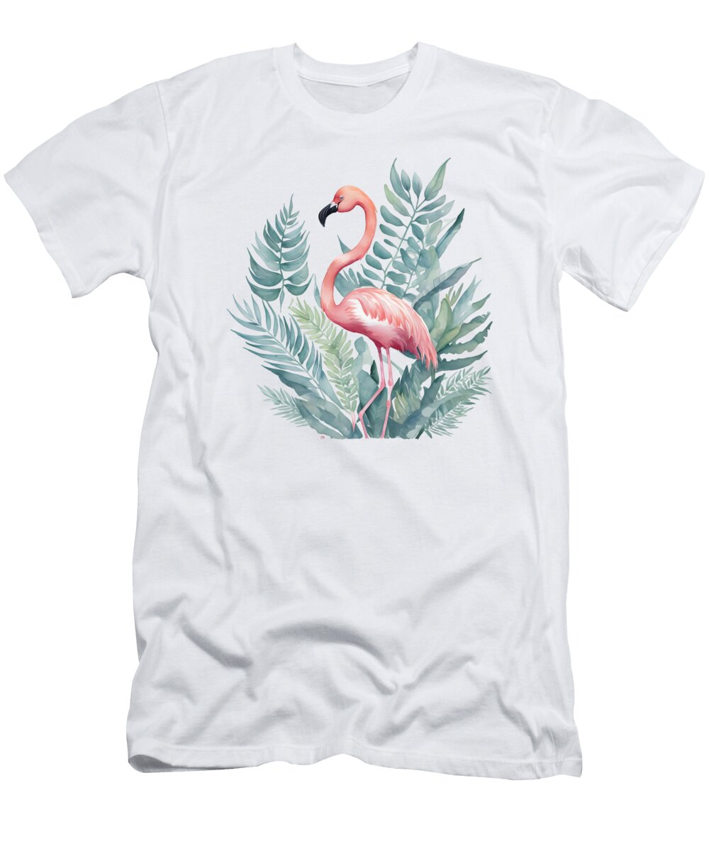 1 Pink Flamingo Joanna Redesiuk T-Shirt