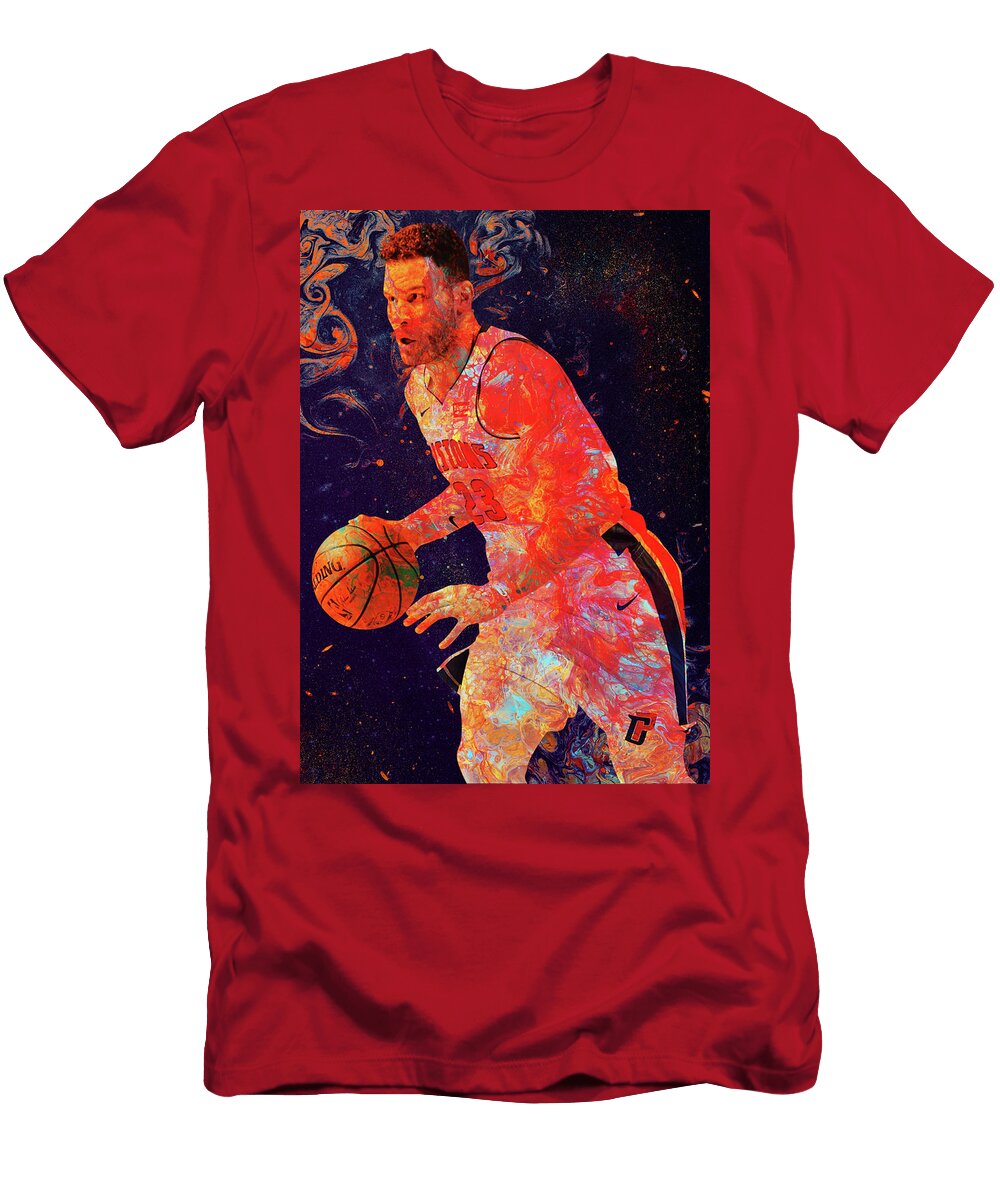 1 Player Art Blake Griffin Blakegriffin Blake Austin Griffin Blake Austin Griffin Blakeaustingriffin B Wrenn Huber T-Shirt