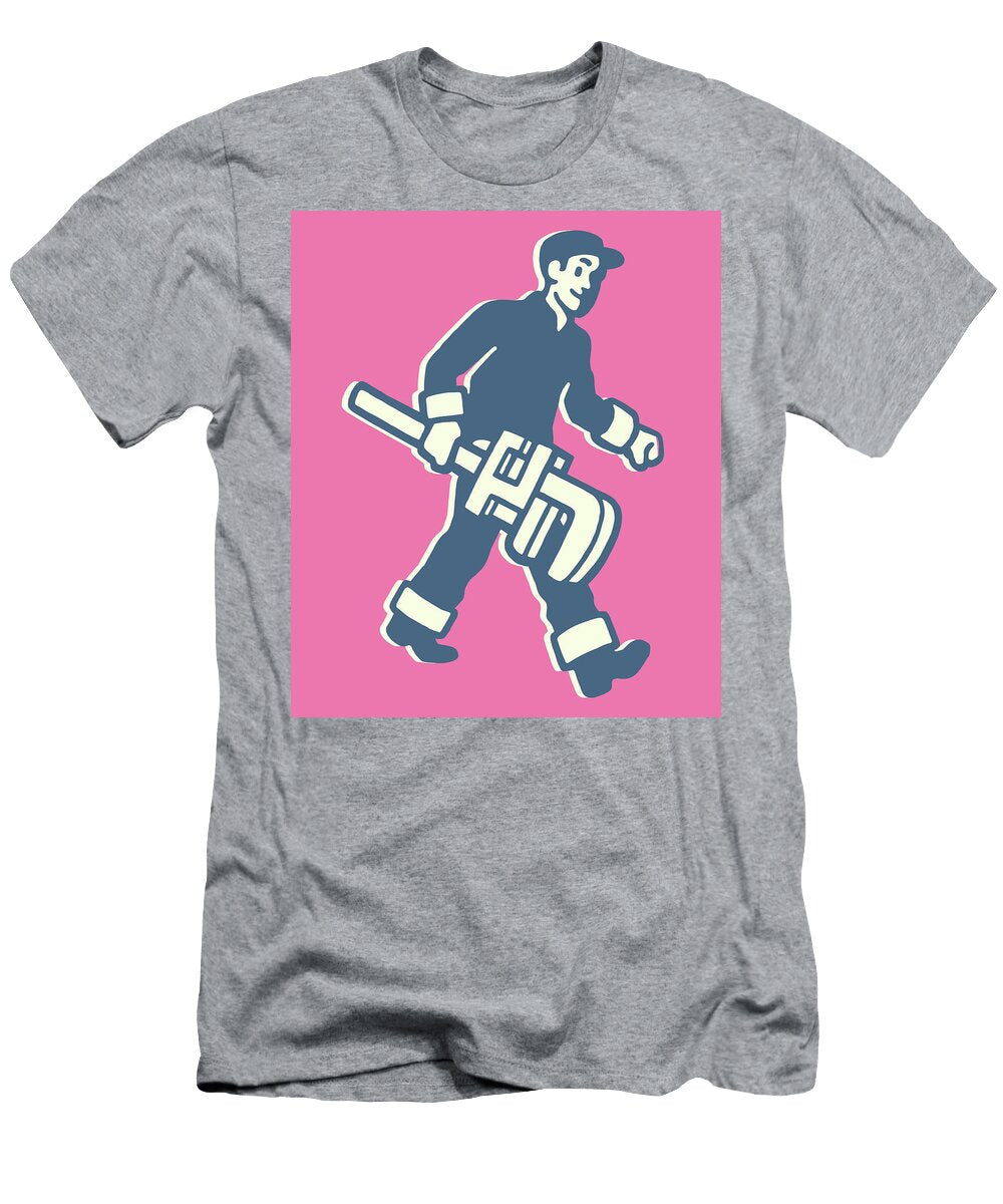 1 Plumber with Huge Wrench Csa Images T-Shirt