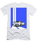 1 Porsche 911 930 Classic Poster Blue Background Thespeedart T-Shirt