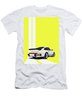 1 Porsche 911 930 Classic Poster Yellow Background Thespeedart T-Shirt