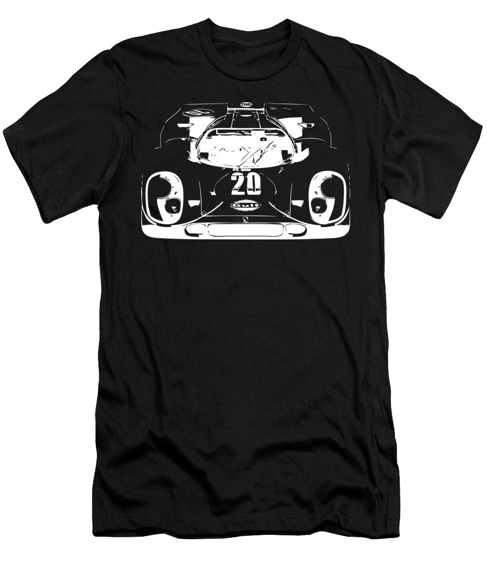 1 Porsche 917 in Black and White Thespeedart T-Shirt
