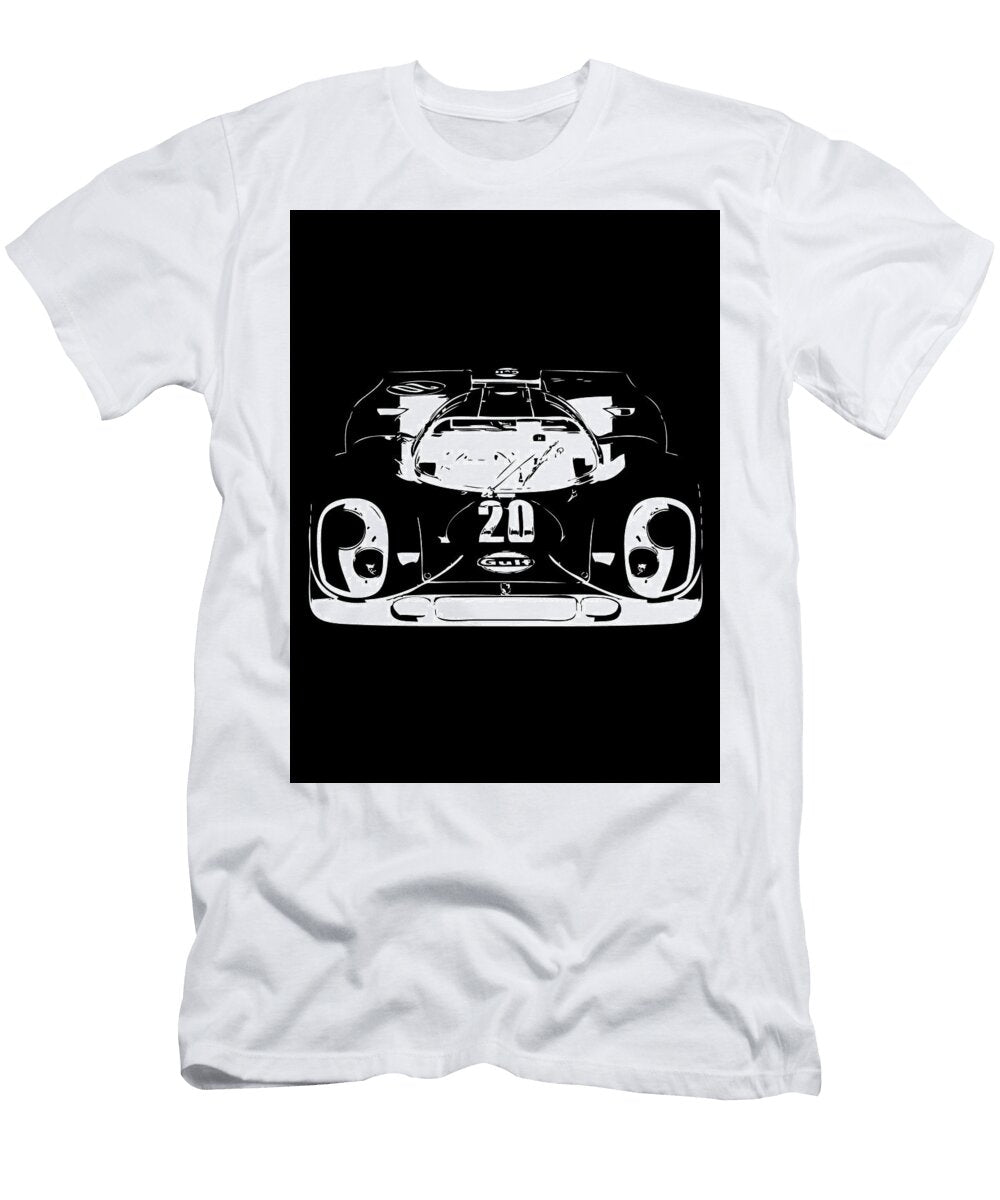 1 Porsche 917 Race Car in Black and White Thespeedart T-Shirt