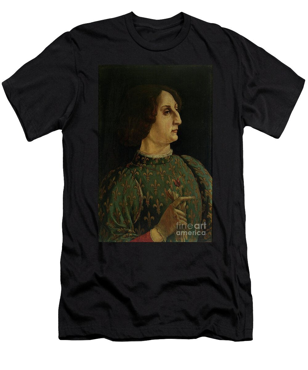 1 Portrait of Galeazzo Mario Sforza Piero Del Pollaiolo T-Shirt
