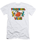 1 Preschool Vibes School Designs Pencils Licensed Art T-Shirt