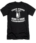 1 Proud Winner of the Hide Seek Championship Funny Mechanic Lisa Stronzi T-Shirt