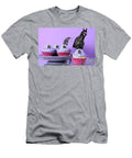 1 Purple Black and White Theme Racing Carnival Party Table Milleflore Images T-Shirt