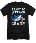 1 Ready to Attack 1st Grade Shark for 1st Graders Licensed Art T-Shirt