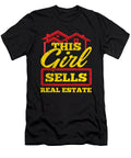 1 Real Estate Agent Realtor This Girl Sells Real Estate Crazy Squirrel T-Shirt