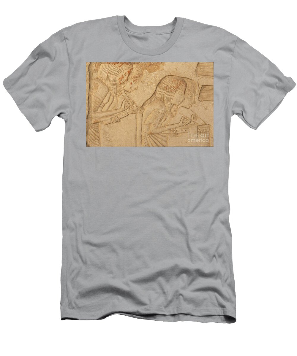 1 Relief Depicting Scribes At Work From the Tomb of Horemheb Egyptian 18th Dynasty T-Shirt