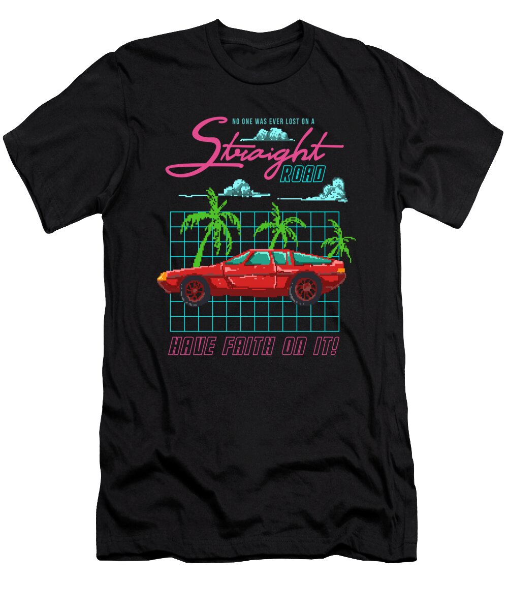1 Retro Gamer Car Racing Games Manuel Schmucker T-Shirt