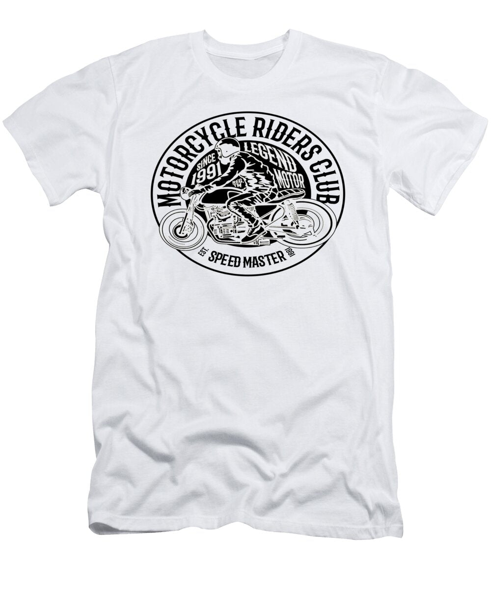 1 Retro Motorcycle Riders Club Classic Motor Rider Florian Dold Art T-Shirt