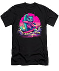 1 Retro Surfing Cat Sweet Birdie Studio T-Shirt