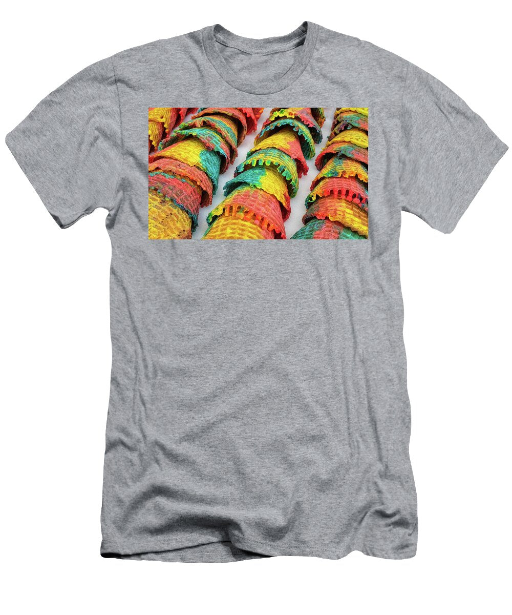 1 Rows of Colorful Waffle Cones Gary Slawsky T-Shirt