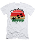 1 Santas Sleigh Pulled By a Team of Hogs Chomper Designs T-Shirt