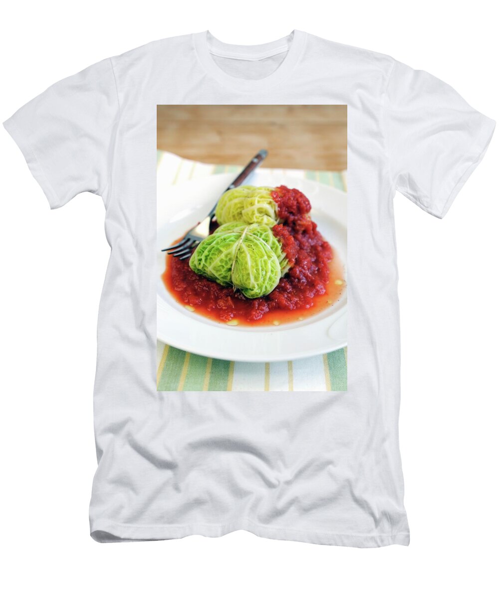 1 Savoy Cabbage Parcels with Tomato Sauce Mario Matassa T-Shirt