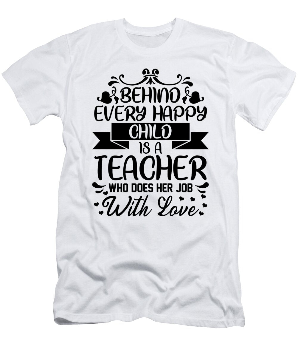 1 School Teacher Job with Love Educator Teaching Florian Dold Art T-Shirt