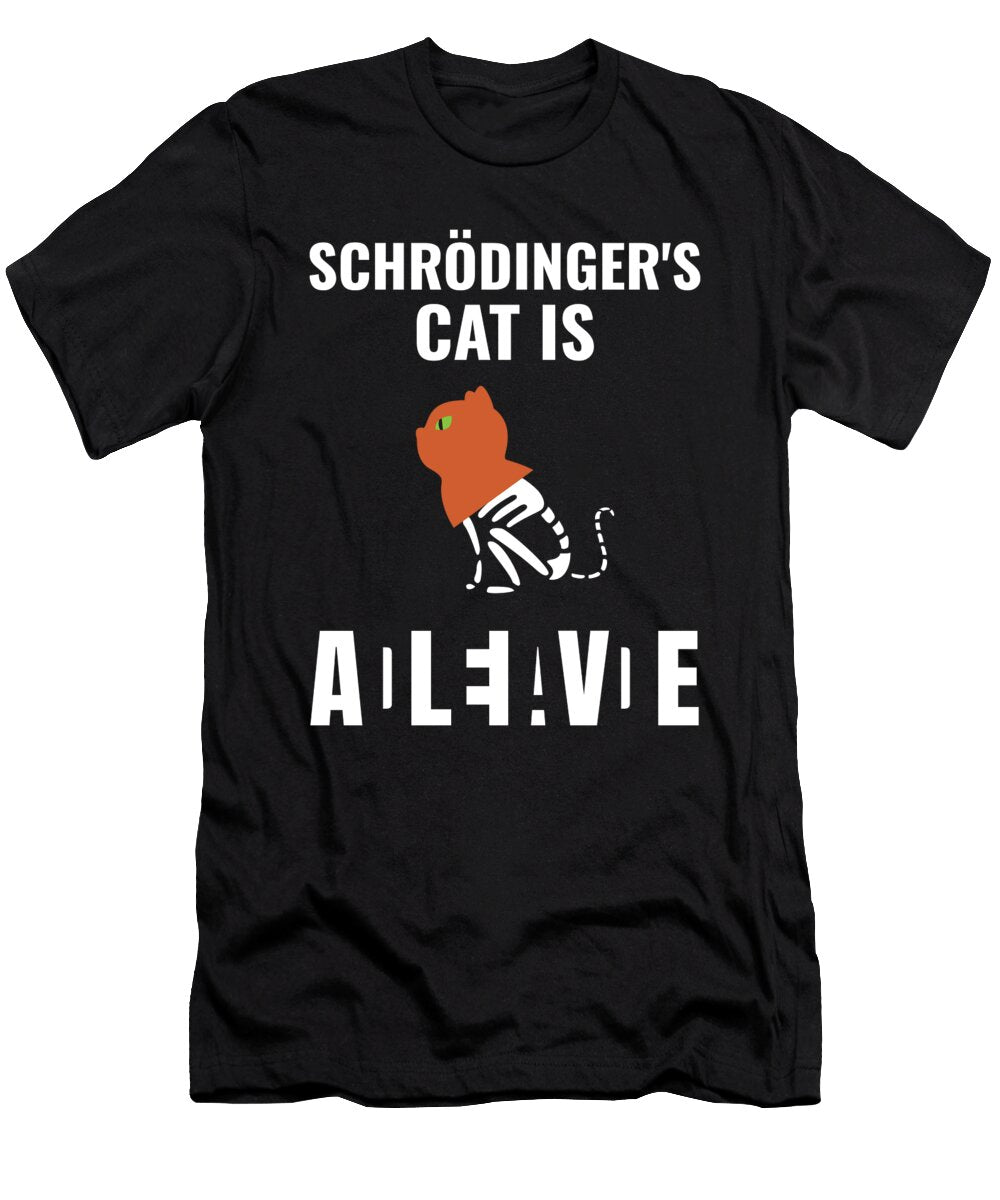 1 Schroedingers Cat Is Schroedingers Cat Moon T-Shirt