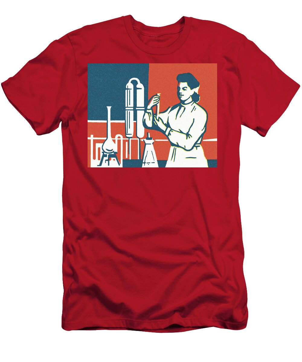 1 Scientist in a Laboratory Csa Images T-Shirt