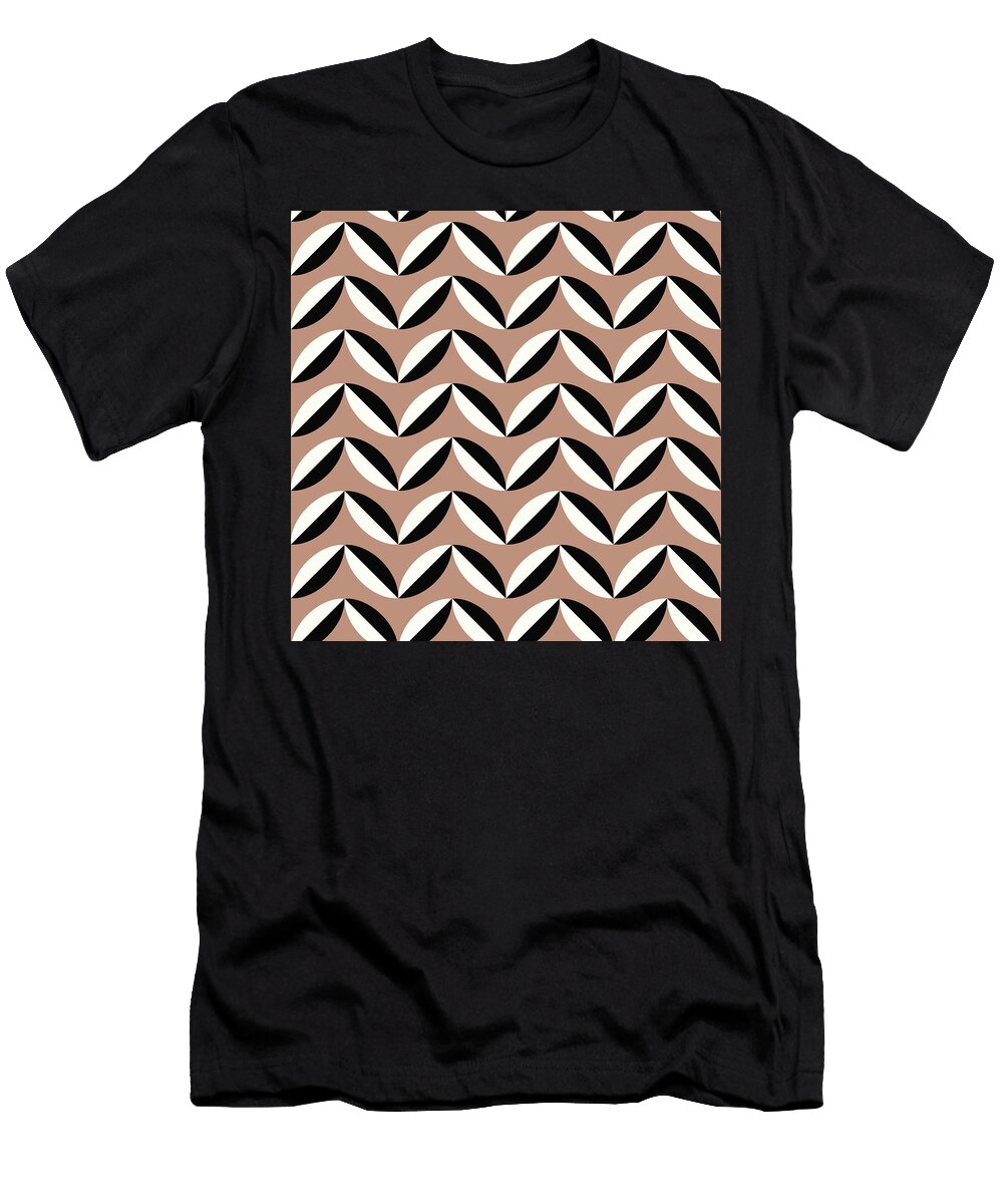 1 Seamless Abstract Retro Geometric Pattern Julien T-Shirt