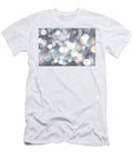 1 Seamless Iridescent Bokeh Texture Silver and White Dreamy Soft Focus Holiday Party Backdrop Abstract Blurred Glitter Circles 3d Render Wallpaper N Akkash T-Shirt