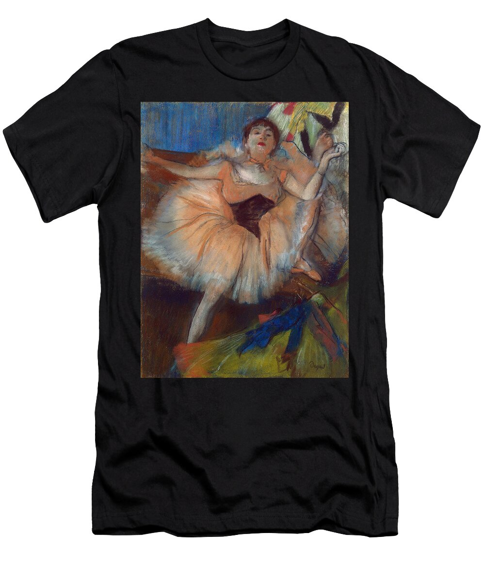 1 Seated Dancer Edgar Degas T-Shirt
