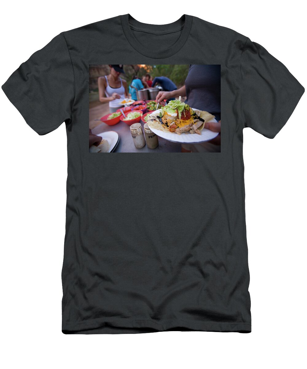 1 Serving a Backcountry Burrito While Corey Rich T-Shirt