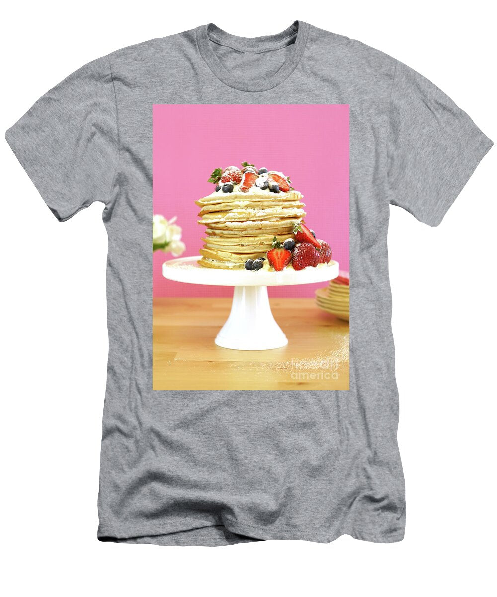 1 Shrove Pancake Tuesday Stack of Pancakes Cake Milleflore Images T-Shirt