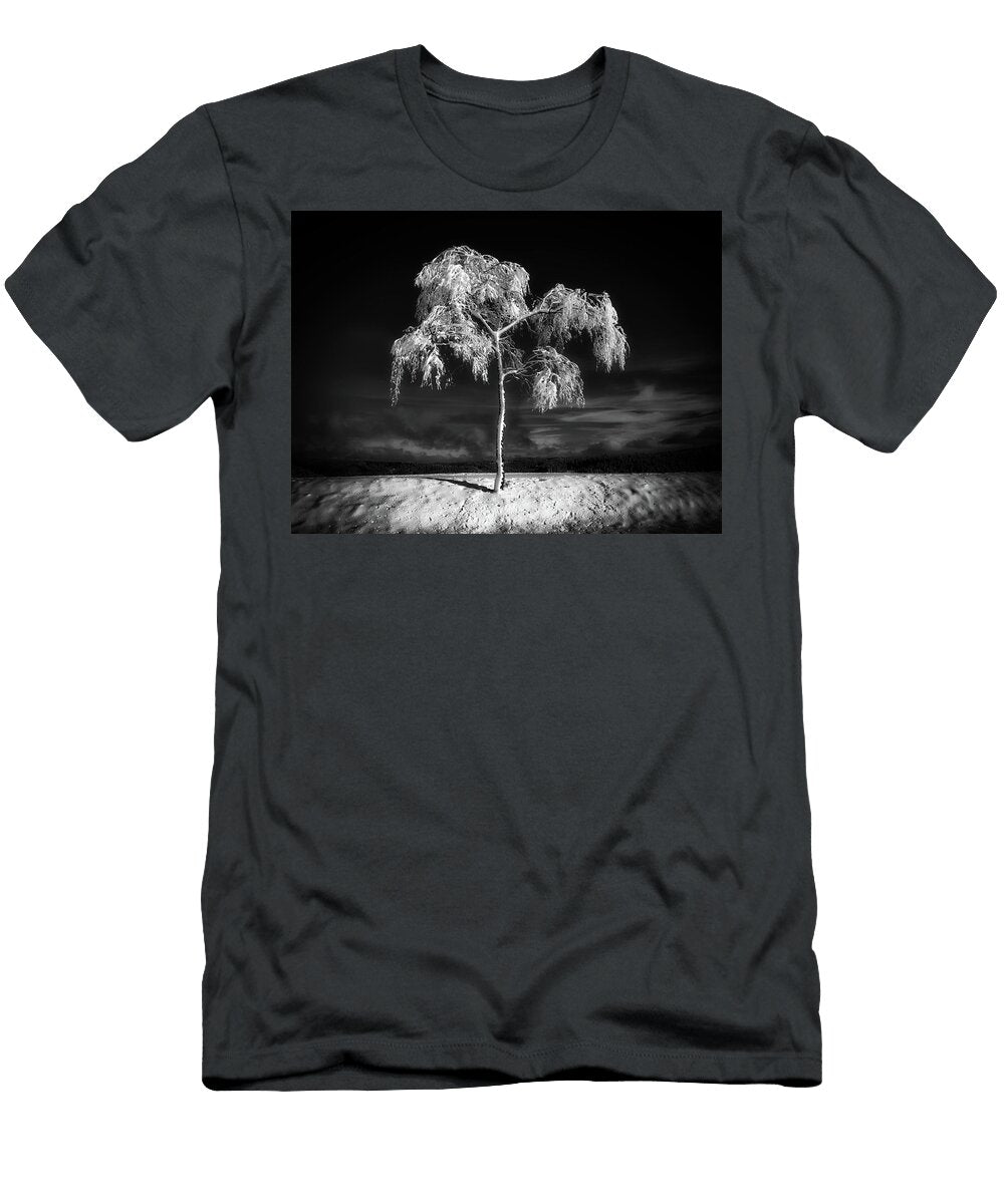 1 Solitary Winter Tree Moni Quayle T-Shirt