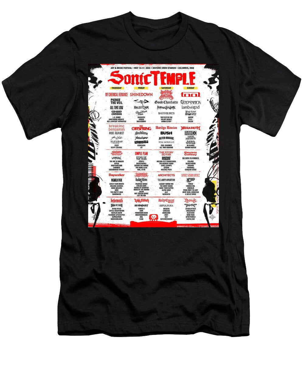1 Sonic Temple Art and Music Festival 2026 Ahmad Asif Ahmad T-Shirt