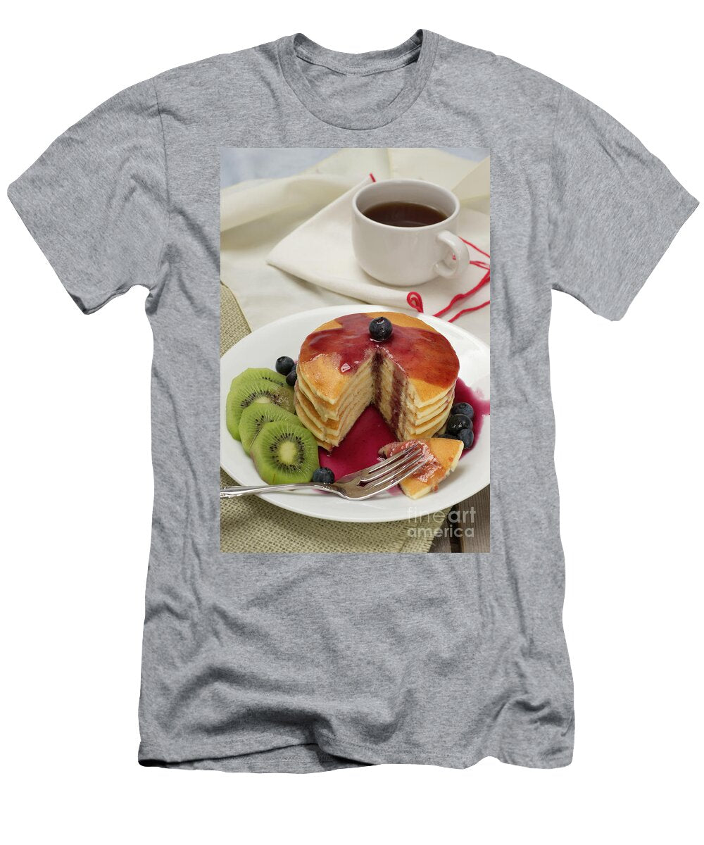 1 Stack of Pancakes with Fruit Donald Erickson T-Shirt