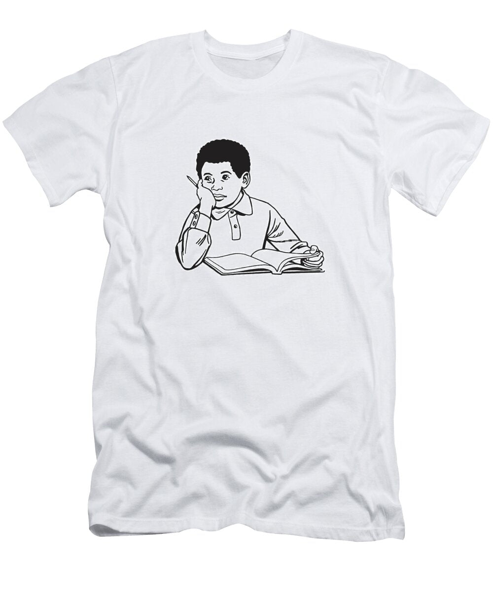 1 Student Doing Homework Csa Images T-Shirt