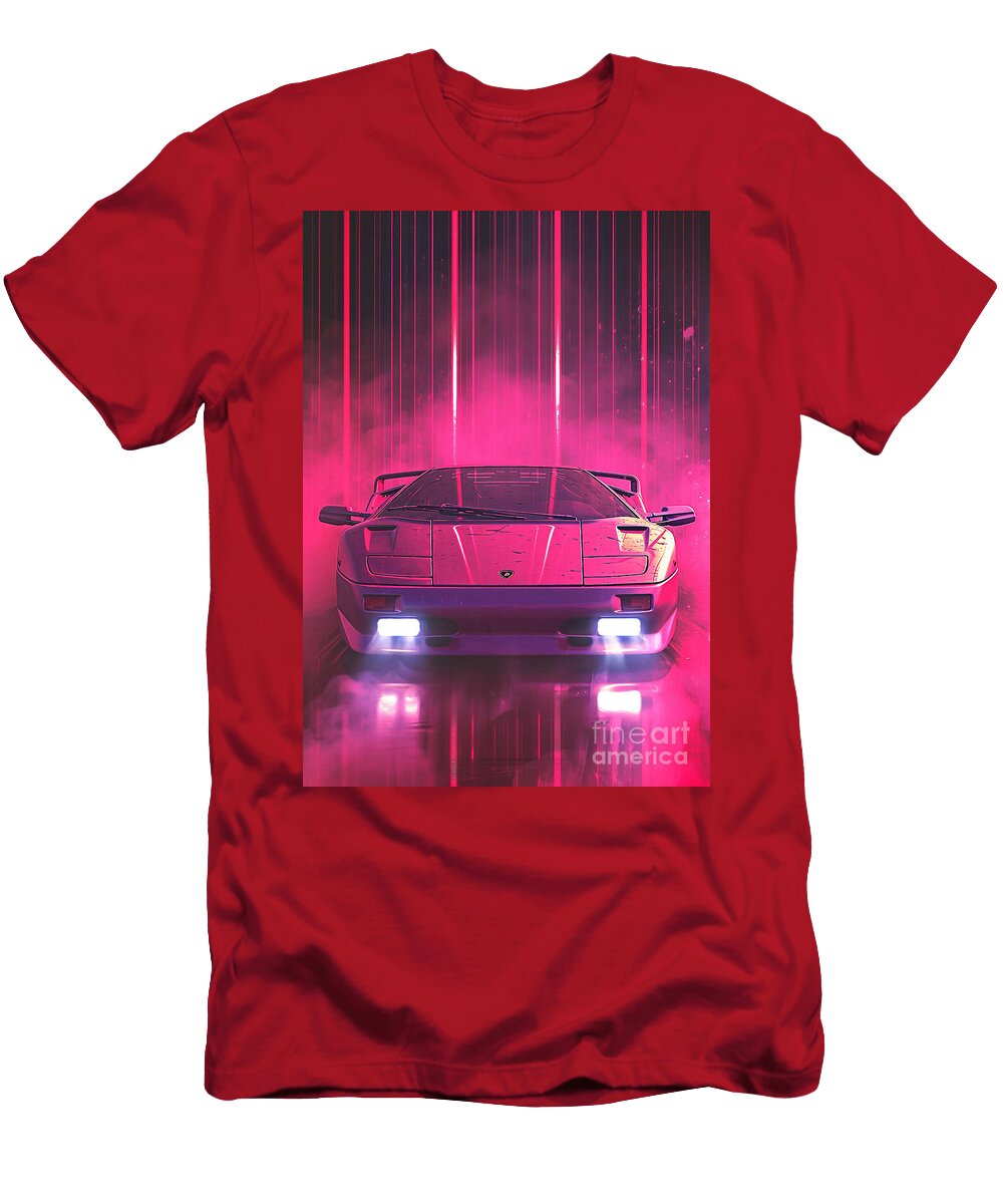 1 Supercar Lamborghini Diablo Vt Clark Leffler T-Shirt