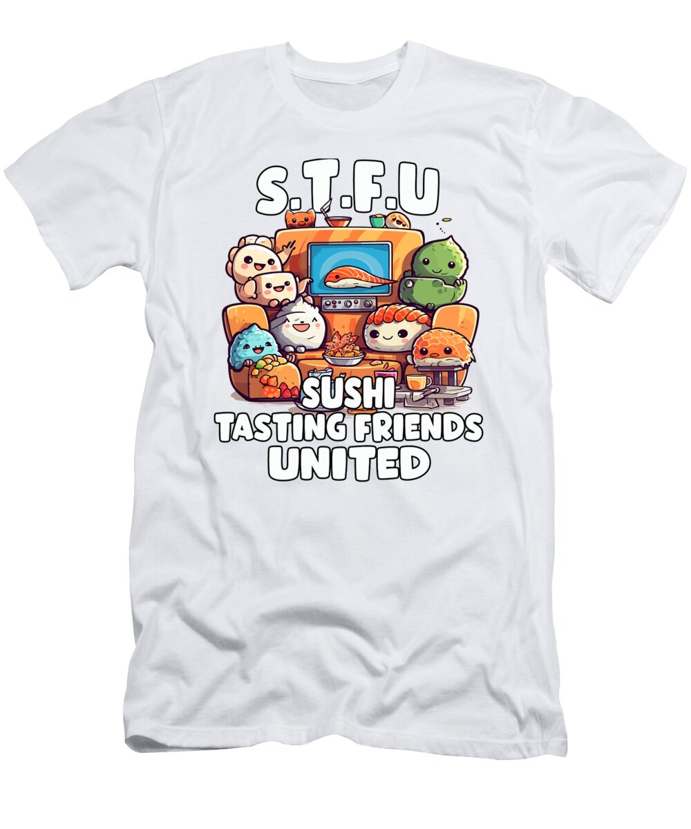 1 Sushi Otaku for Anime and Japan Fans Benjamin Burkert T-Shirt