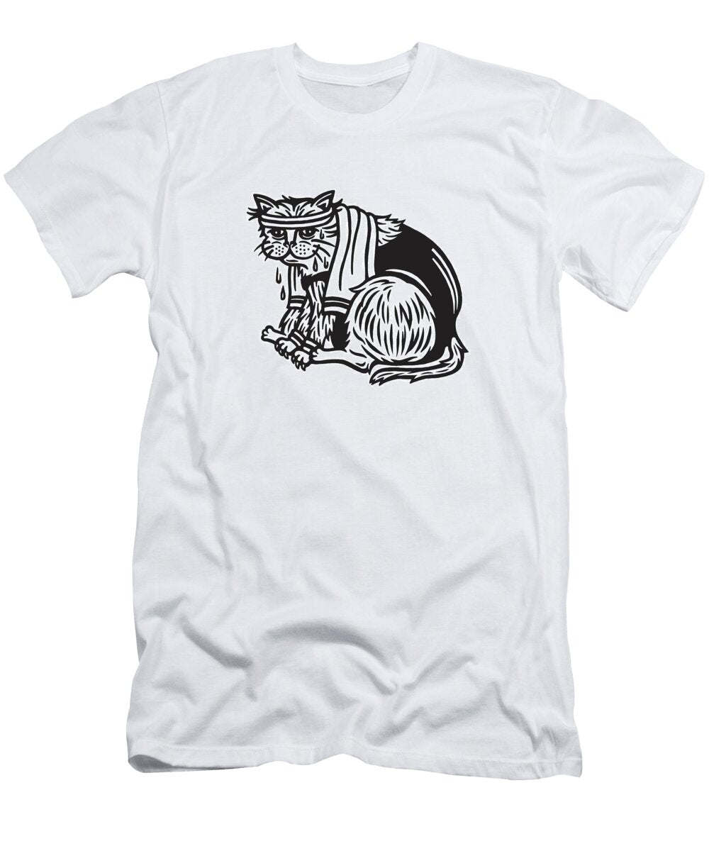 1 Sweating Workout Cat Csa Images T-Shirt