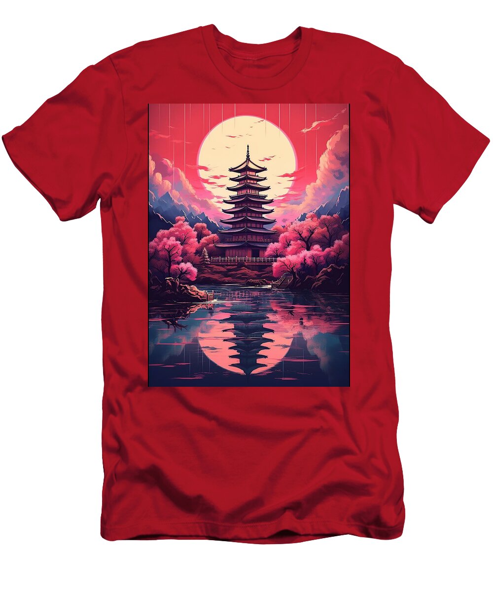 1 Synthwave Japanese Century Discraft Company T-Shirt