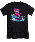 1 Synthwave Surfing Cat Sweet Birdie Studio T-Shirt