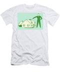 1 Tall Man Standing By and Pointing to House Csa Images T-Shirt