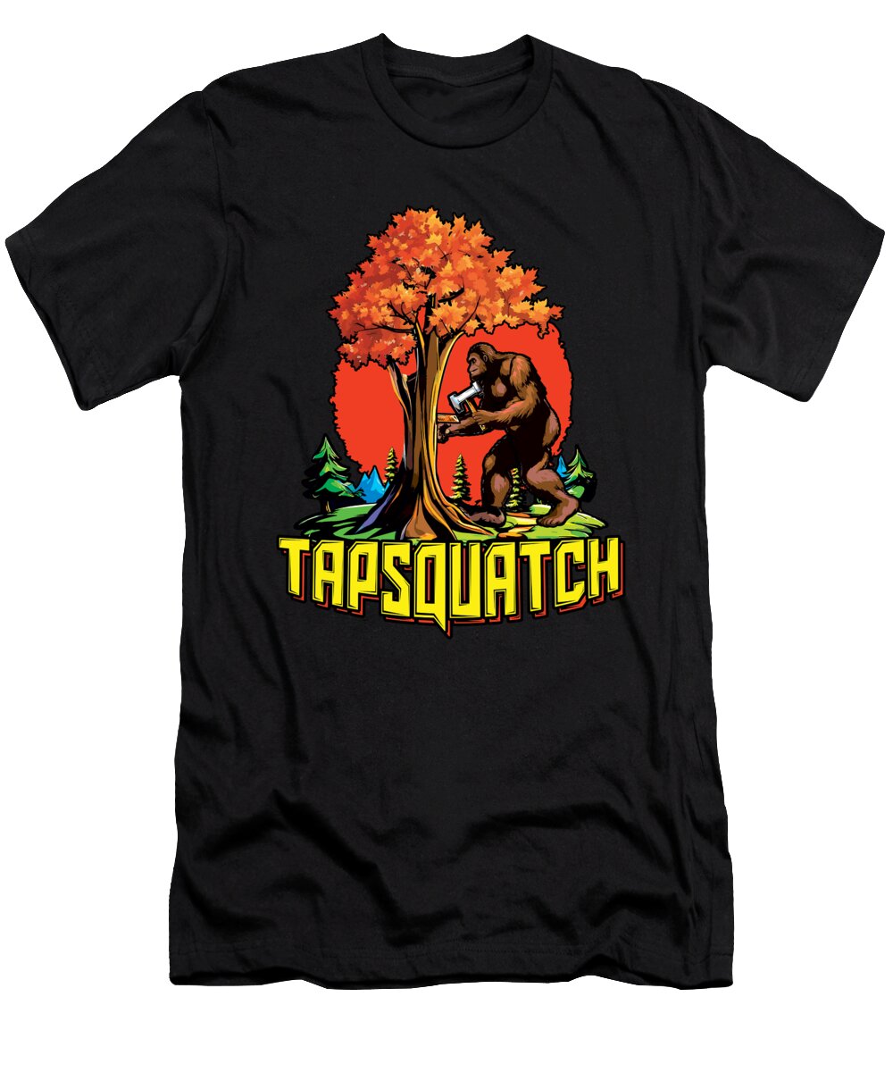 1 Tapsquatch Tapping Maple Tree Maple Leaf Shirtom T-Shirt
