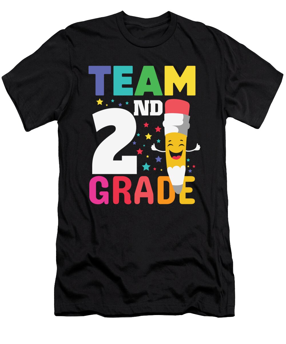 1 Team 2nd Grade Funny for 2nd Graders Licensed Art T-Shirt
