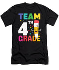 1 Team 4th Grade Funny for 4th Graders Licensed Art T-Shirt